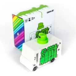 Green Graffiti Van Toy Car