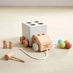 Hammer Time Wood Pull Toy