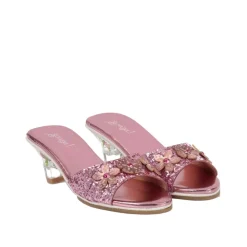 High-Heel Mariona Slipper (Pink) - Size 12-13