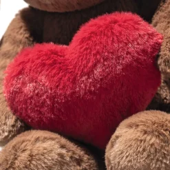 Hoppie Rabbit Brown Plush with Heart - 6