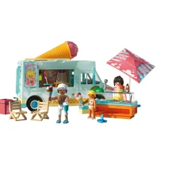 Ice Cream Truck with Surf Shop Playset
