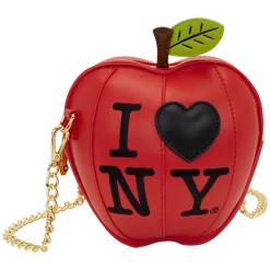 I Heart NY Apple Crossbody Purse