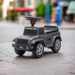 Jeep Rubicon Foot to Floor Ride On - Grey