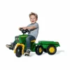 John Deere 3-Wheel Pedal Tractor with Trailer