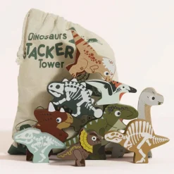 Jurassic Stacking Dinosaurs & Bag