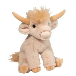 Laddie Cream Highland Cow Soft Plush
