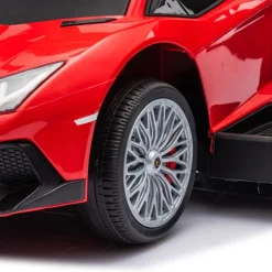 Lamborghini 3-in-1 Push Ride On Toy Car - Red