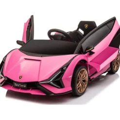 Lamborghini Sian 12V Ride On Car - Pink