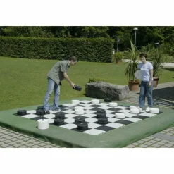 Large Checker Set With Board