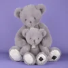 Large Teddy Bear - Grey Lavender
