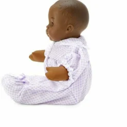 Lavender Check Huggums Doll - Dark Skin Tone