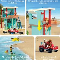 Lifeguard Tower with Beach Buggy Playset