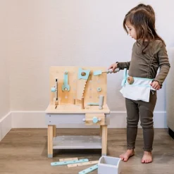 Little Builder Wooden Construction Workbench