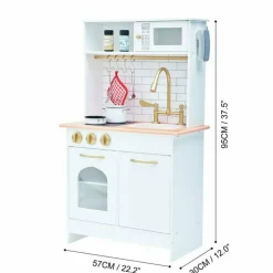 Little Chef Boston Classic Play Kitchen & Cookware - White