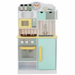 Little Chef Florence Classic Play Kitchen - White/Green & Yellow