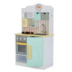 Little Chef Florence Classic Play Kitchen - White/Green & Yellow