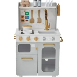 Little Chef Memphis Play Kitchen - Gray/Gold