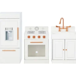 Little Chef Paris Complete Kitchen Playset - White/Rose Gold