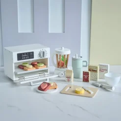 Little Chef Santa Barbara Wooden Healthy Dessert Set with 27 Accessories