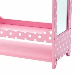 Little Princess Bella Clothing Rack with Storage - Pink