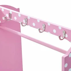 Little Princess Bella Clothing Rack with Storage - Pink