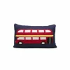 London Double Decker Bus Pillow