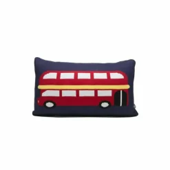 London Double Decker Bus Pillow
