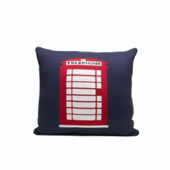 London Phone Booth Pillow