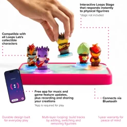 Loops Lab Dragosonic: 5 Figurines Volcano Pop Band