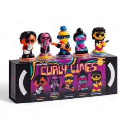 Loops Lap Curly Lines: 5 Figurines NeoFunk Band