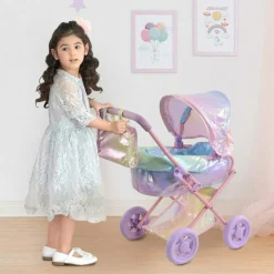 Magical Dreamland Baby Doll Stroller & Carrier Iridescent