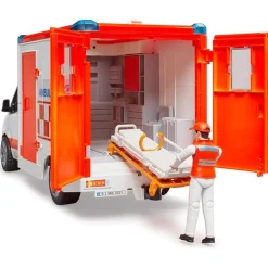 MB Sprinter Ambulance with Driver Figurine