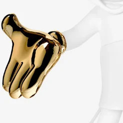 Mickey Mouse Figure White & Gold - 23.6