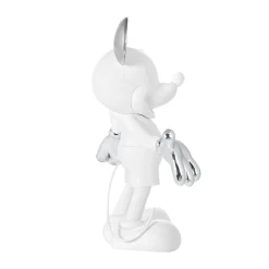 Mickey Mouse Figure White & Silver - 55"