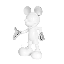 Mickey Mouse Figure White & Silver - 55"