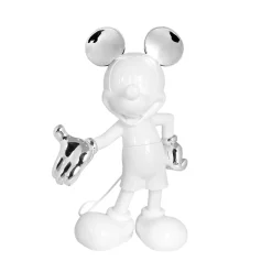Mickey Mouse Figure White & Silver - 55