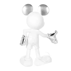 Mickey Mouse Figure White & Silver - 55