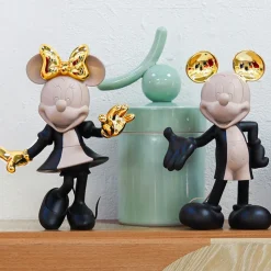 Mickey Mouse 12" Kelly Hoppen Figurine - Black, Taupe & Gold