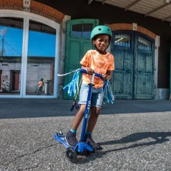 Micro Maxi LED Scooter - Blue/White