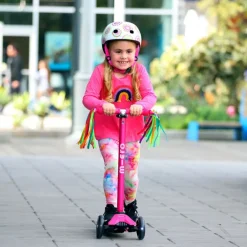 Micro Maxi LED Scooter - Pink