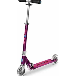 Micro Sprite LED Scooter - Purple Stripe