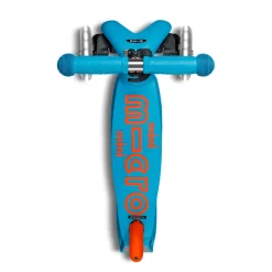 Mini Deluxe Foldable LED Scooter - Neon Sunset Orange/Aqua
