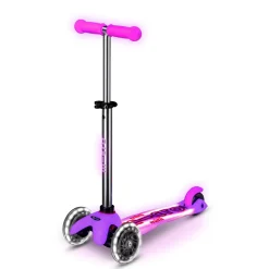 Mini Deluxe Glow LED Plus Scooter - Frosty Pink
