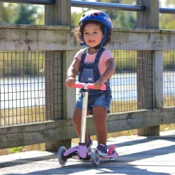 Mini Deluxe Glow LED Plus Scooter - Frosty Pink