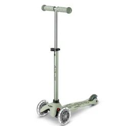 Mini Deluxe Rock & Go LED Scooter - Olive Sage