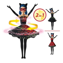 Miraculous Ladybug Hero Switch Transformation Doll 10"
