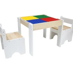 Multi-Activity Table with Reversible Tabletop & Chairs Set