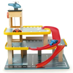 Multi-Level Garage Playset with Lift