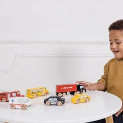 New York Wood Toy Car Set - 7 Piece