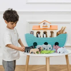 Noah’s Great Wooden Ark & Animals - 23 Pieces